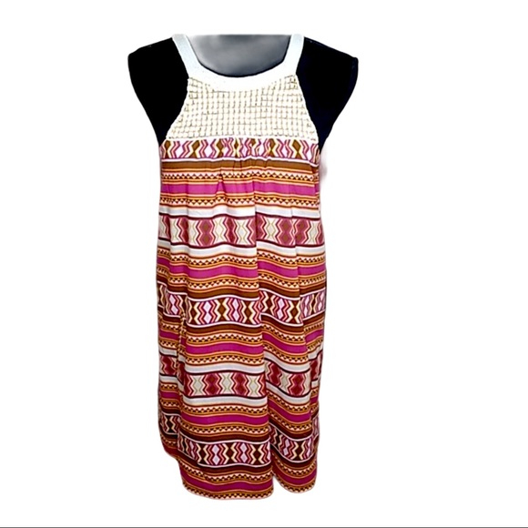 BCBGMaxAzria Dresses & Skirts - BCBGMaxmaria XS tribal crochet bodice dress